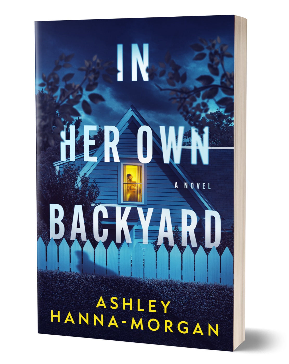 Cover of In Her Own Backyard, a novel by Ashley Hanna-Morgan.
